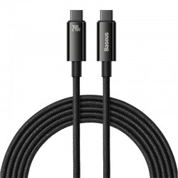 Καλώδιο Φόρτισης Baseus Cable Tungsten USB-C to USB-C Super Charge 240W 3m Black (CAWJ040201) Black