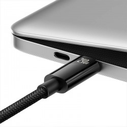 Καλώδιο Φόρτισης Baseus Cable Tungsten USB-C to USB-C Super Charge 240W 3m Black (CAWJ040201) Black