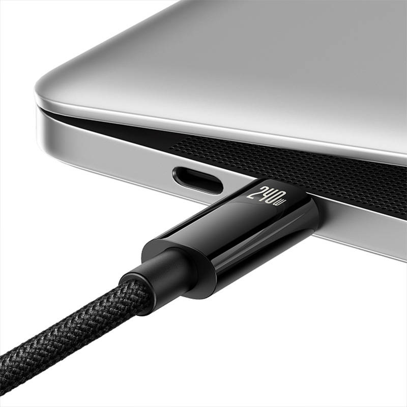 Καλώδιο Φόρτισης Baseus Cable Tungsten USB-C to USB-C Super Charge 240W 3m Black (CAWJ040201) Black