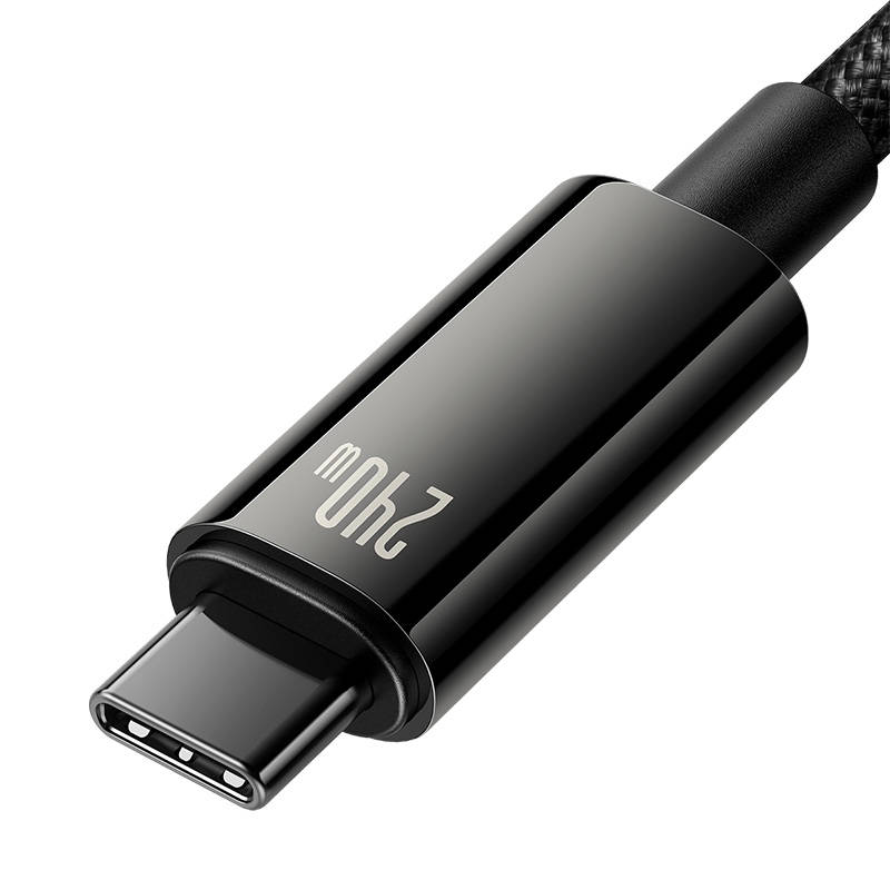 Καλώδιο Φόρτισης Baseus Cable Tungsten USB-C to USB-C Super Charge 240W 3m Black (CAWJ040201) Black