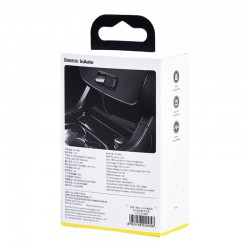 Φορτιστής Αυτοκινήτου Baseus S-16 T-Typed FM Transmitter MP3 Car Charger Black