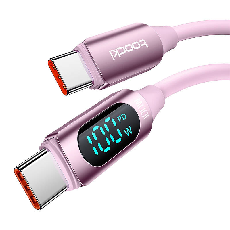 ΚαλώδιοToocki USB-C to USB-C 2m TXCTT1- XX04-B2 Pink