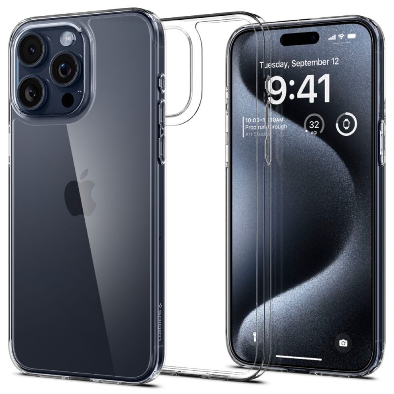 Θήκη Spigen Airskin Hybrid MagSafe Apple iPhone 15 Pro (6.1") Crystal Clear (ACS06697)