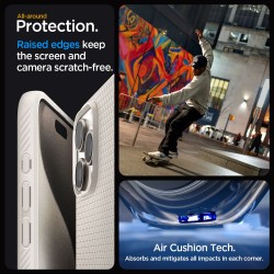 Θήκη Spigen Liquid Air Apple iPhone 15 Pro (6.1") Natural Titanium (ACS07217)