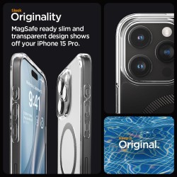 Θήκη Spigen Ultra Hybrid Mag MagSafe Apple iPhone 15 Pro (6.1") Carbon Fiber (ACS06717)