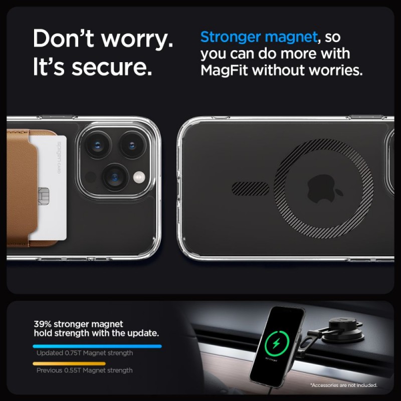 Θήκη Spigen Ultra Hybrid Mag MagSafe Apple iPhone 15 Pro (6.1") Carbon Fiber (ACS06717)