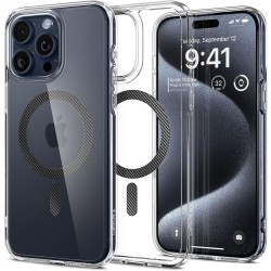 Θήκη Spigen Ultra Hybrid Mag MagSafe Apple iPhone 15 Pro (6.1") Carbon Fiber (ACS06717)