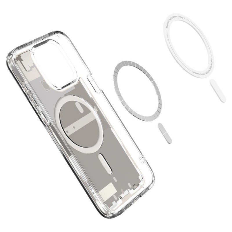 Θήκη Spigen Ultra Hybrid MagSafe Apple iPhone 15 Pro Max (6.7") Zero One Natural Titanium (ACS07211)
