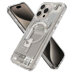 Θήκη Spigen Ultra Hybrid MagSafe Apple iPhone 15 Pro Max (6.7") Zero One Natural Titanium (ACS07211)