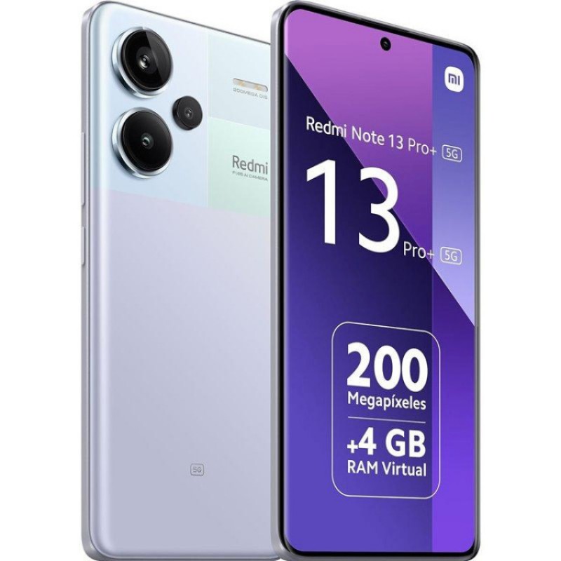 Xiaomi Redmi Note 13 Pro+ 5G Dual SIM (8GB/256GB) Aurora Purple Μεταχειρισμένο με 24 Μήνες Εγγύηση