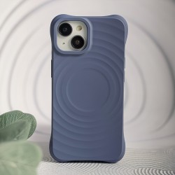 Θήκη Real Smooth Silicone Circle Mag Case Apple iPhone 13 (6.1") Blue
