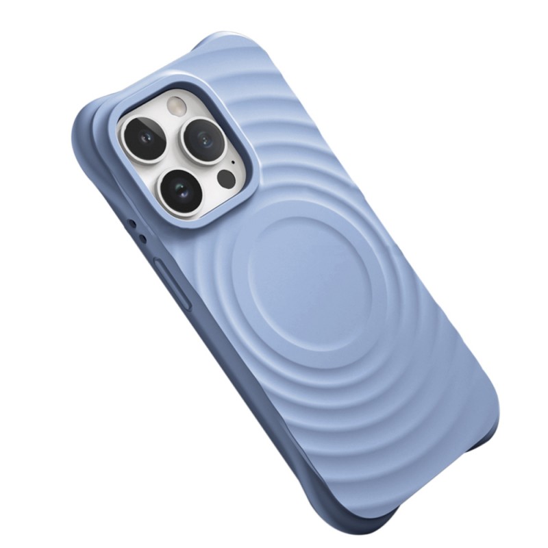 Θήκη Real Smooth Silicone Circle Mag Case Apple iPhone 13 (6.1") Blue