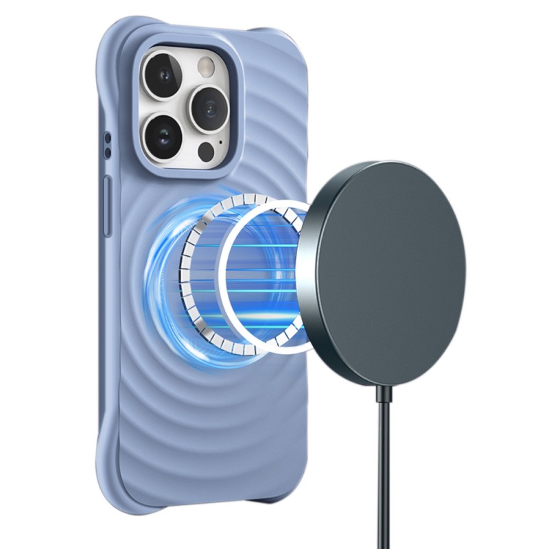 Θήκη Real Smooth Silicone Circle Mag Case Apple iPhone 13 (6.1") Blue