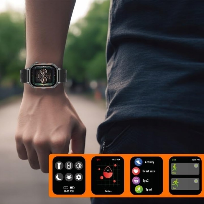 Smartwatch Riversong Motive 8s Space Gray