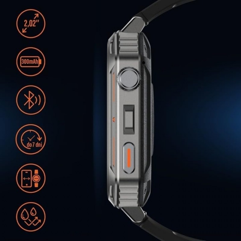 Smartwatch Riversong Motive 8s Space Gray