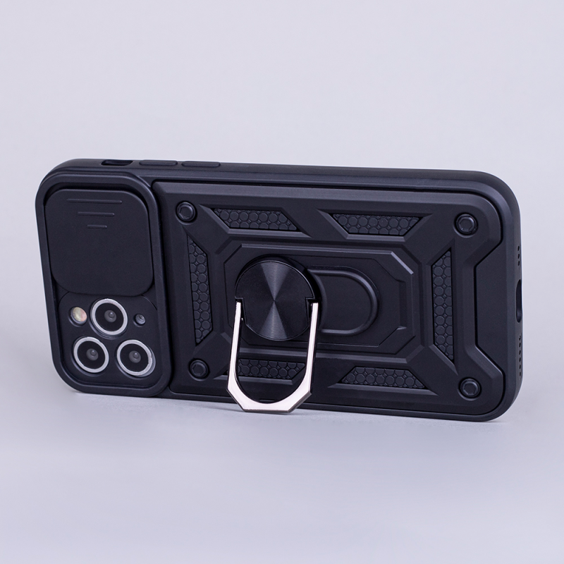 Θήκη Defender Slide Magnetic Stand Xiaomi Redmi 13C 5G Shockproof Black Θήκη Defender Slide Magnetic Stand Xiaomi Redmi 13C 5G Shockproof Black
