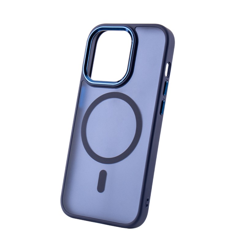 Θήκη Frozen Mag Case Apple iPhone 13 (6.1") Navy Blue