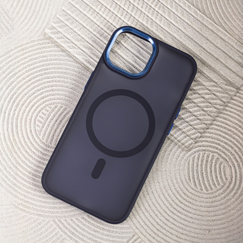 Θήκη Frozen Mag Case Apple iPhone 13 (6.1") Navy Blue