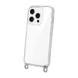 Θήκη Hook Case Apple iPhone 15 (6.1") Clear / Silver