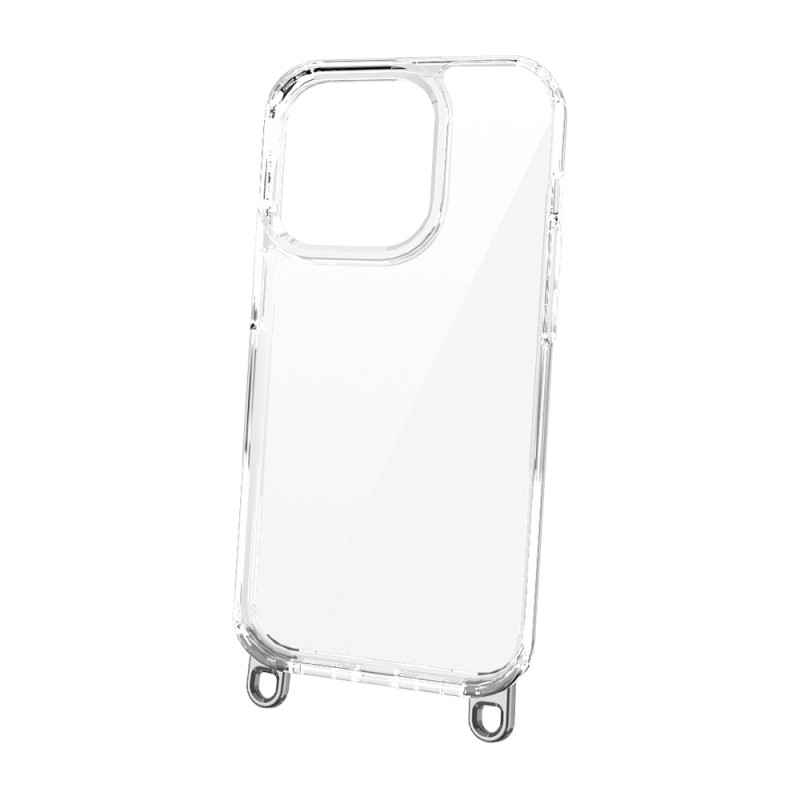 Θήκη Hook Case Apple iPhone 15 (6.1") Clear / Silver