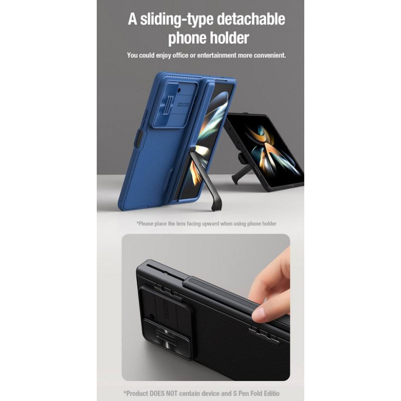 Θήκη NILLKIN Camshield Fold Stand Hard Case Samsung Galaxy Z Fold5 5G SM-F946 Blue Θήκη NILLKIN Camshield Fold Stand Hard Case Samsung Galaxy Z Fold5 5G SM-F946 Blue