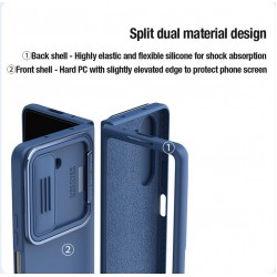 Θήκη NILLKIN CamShield Silky Silicone Case Samsung Galaxy Z Fold5 5G SM-F946 Black Θήκη NILLKIN CamShield Silky Silicone Case Samsung Galaxy Z Fold5 5G SM-F946 Black
