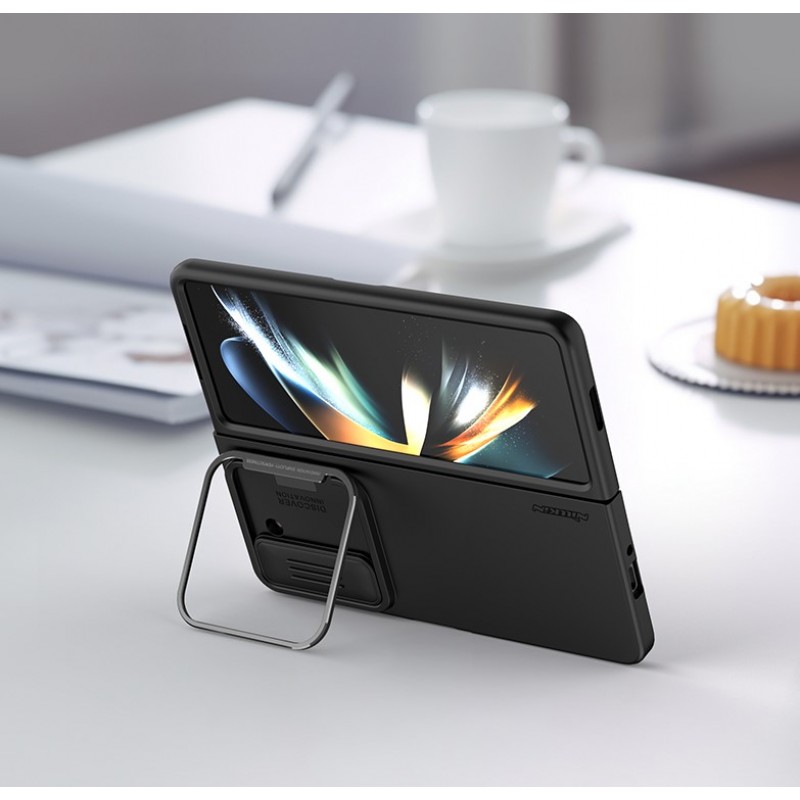 Θήκη NILLKIN CamShield Silky Silicone Case Samsung Galaxy Z Fold5 5G SM-F946 Black Θήκη NILLKIN CamShield Silky Silicone Case Samsung Galaxy Z Fold5 5G SM-F946 Black