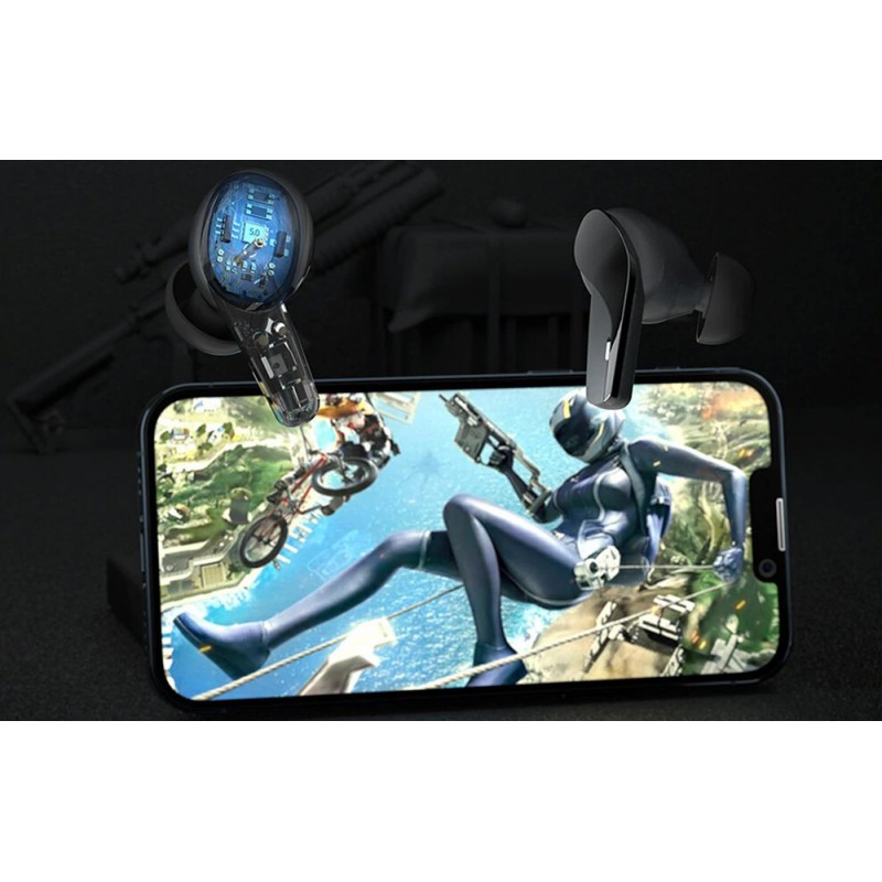 Ακουστικά Bluetooth BlitzWolf BW-FYE15 In-ear Bluetooth Handsfree Black