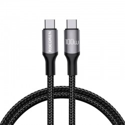 Καλώδιο Rocoren Fast Charging Cable Type-C to Type-C 3m 100W Grey