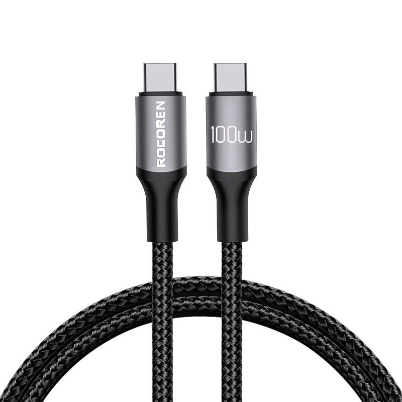 Καλώδιο Rocoren Fast Charging Cable Type-C to Type-C 3m 100W Grey