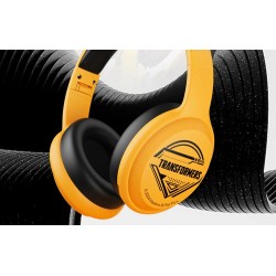 Ακουστικά Bluetooth Headset Transformers TF-G06 Wireless Headphones Yellow