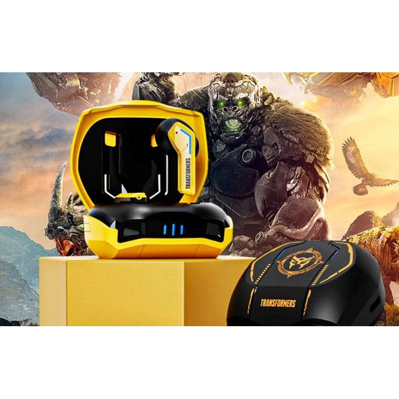Ακουστικά Bluetooth Transformers TF-T06 TWS Wireless Headphones Yellow