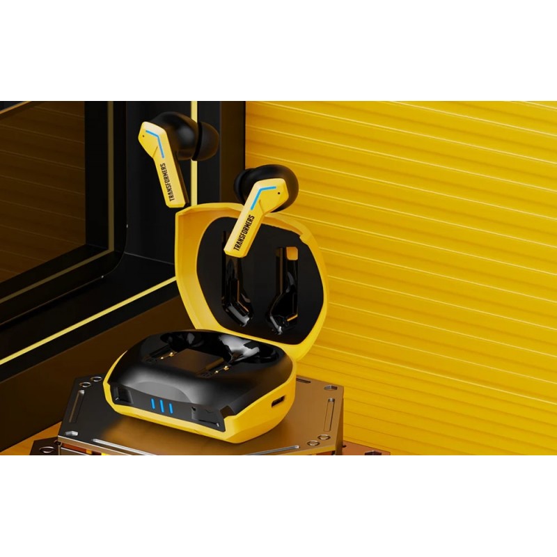 Ακουστικά Bluetooth Transformers TF-T06 TWS Wireless Headphones Yellow