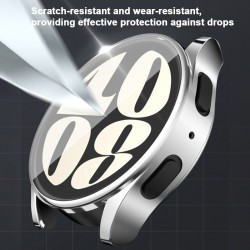Θήκη Electroplated TPU Full Screen Cover Samsung Galaxy Watch FE Clear