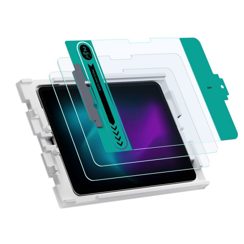 Γυαλί Προστασίας ESR Apple Pad Pro 13" (2024) Tempered Glass Pro+ 9H AntiCrash / AntiShock (2τμχ)