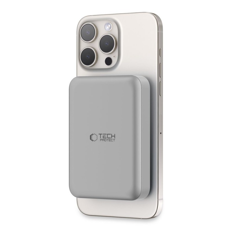 Εξωτερική Μπαταρία Tech-Protect PB11 Lifemag Magsafe PowerBank 10000mAh Titanium