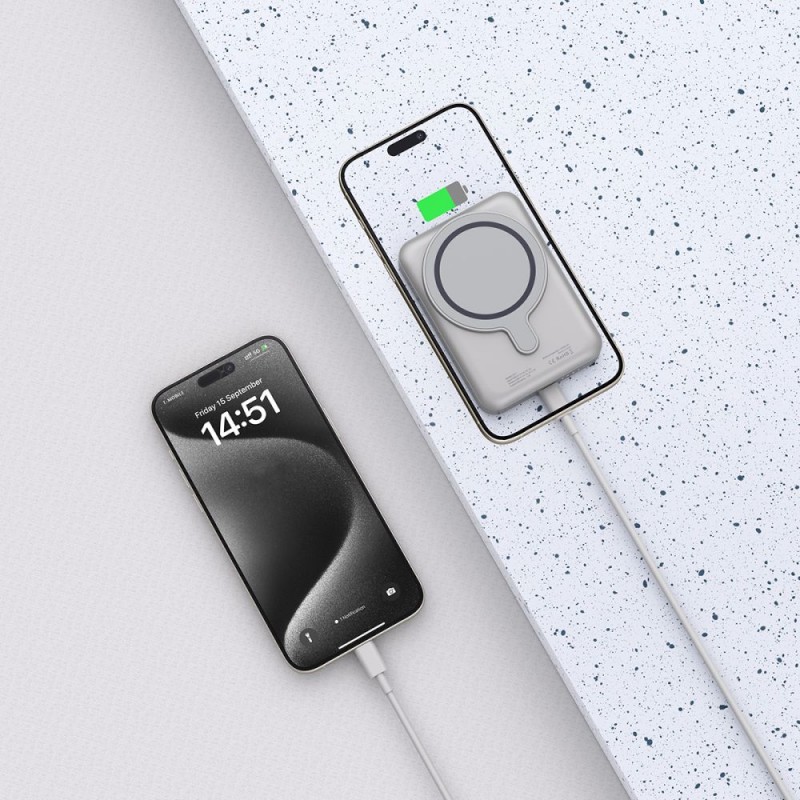 Εξωτερική Μπαταρία Tech-Protect PB11 Lifemag Magsafe PowerBank 10000mAh Titanium