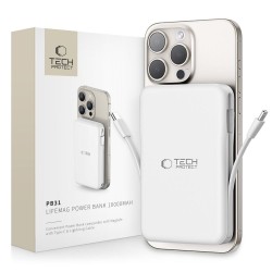Εξωτερική Μπαταρία Tech-Protect PB31 Lifemag Magsafe PowerBank 10000mAh White
