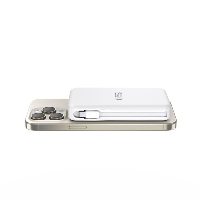 Εξωτερική Μπαταρία Tech-Protect PB31 Lifemag Magsafe PowerBank 10000mAh White