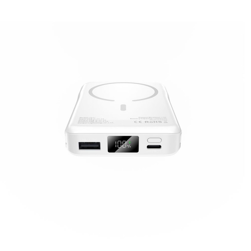 Εξωτερική Μπαταρία Tech-Protect PB31 Lifemag Magsafe PowerBank 10000mAh White