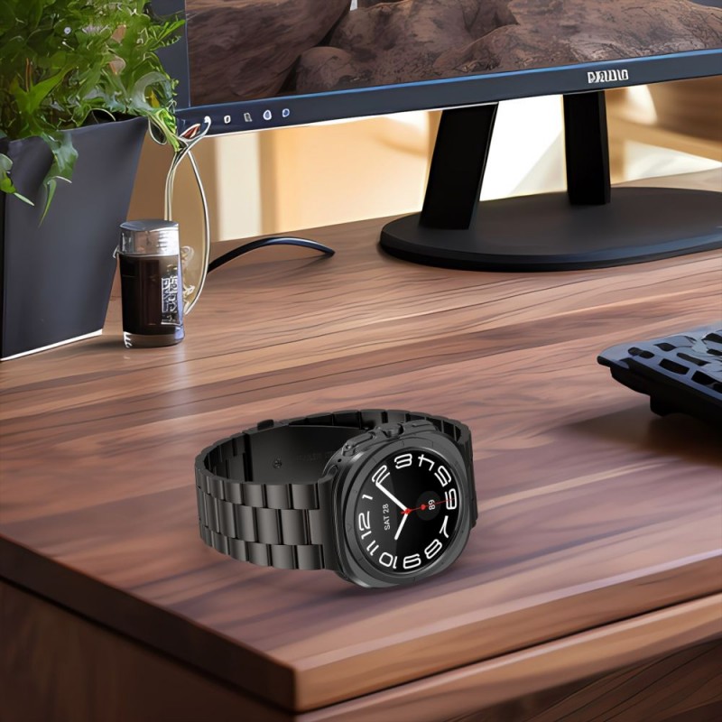 Ανταλλακτικό λουράκι Tech-Protect Samsung Galaxy Watch Ultra (47mm) Stainless Titanium Ανταλλακτικό λουράκι Tech-Protect Samsung Galaxy Watch Ultra (47mm) Stainless Titanium