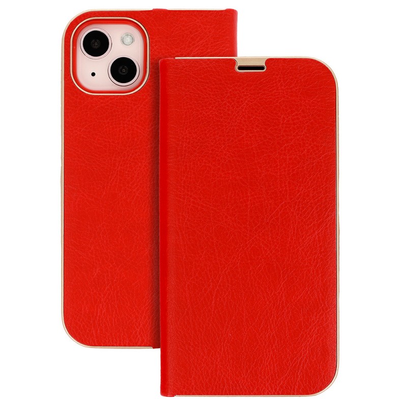 Θήκη Book Smart Magnet with Frame Apple iPhone 13 (6.1") Red