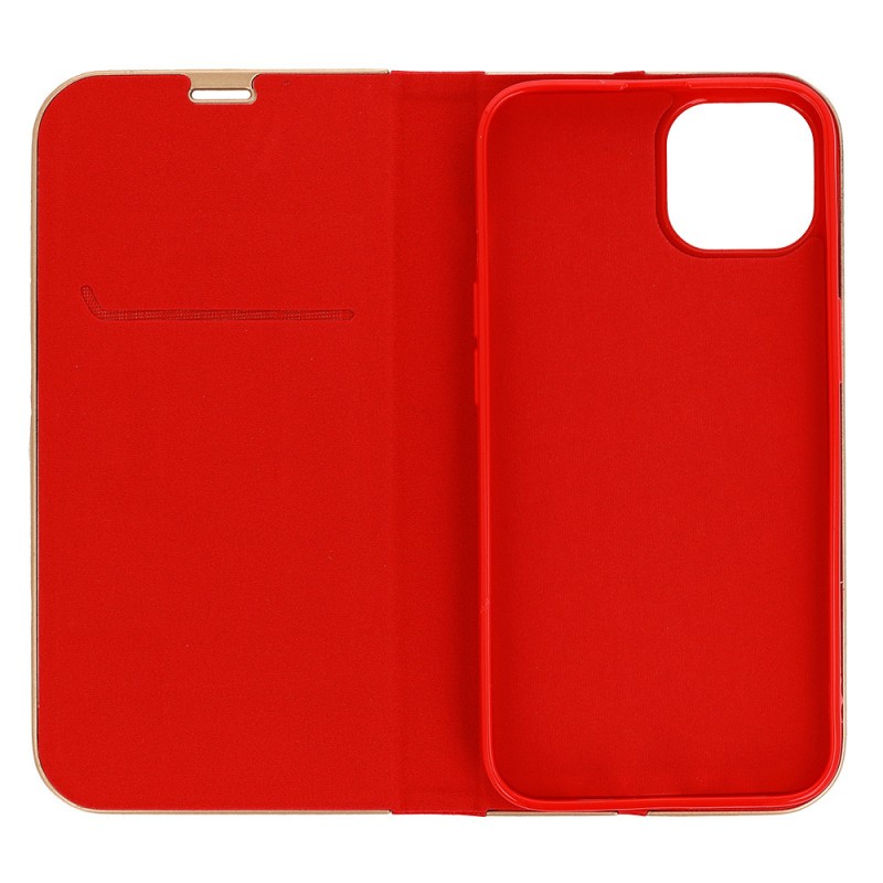 Θήκη Book Smart Magnet with Frame Apple iPhone 13 (6.1") Red