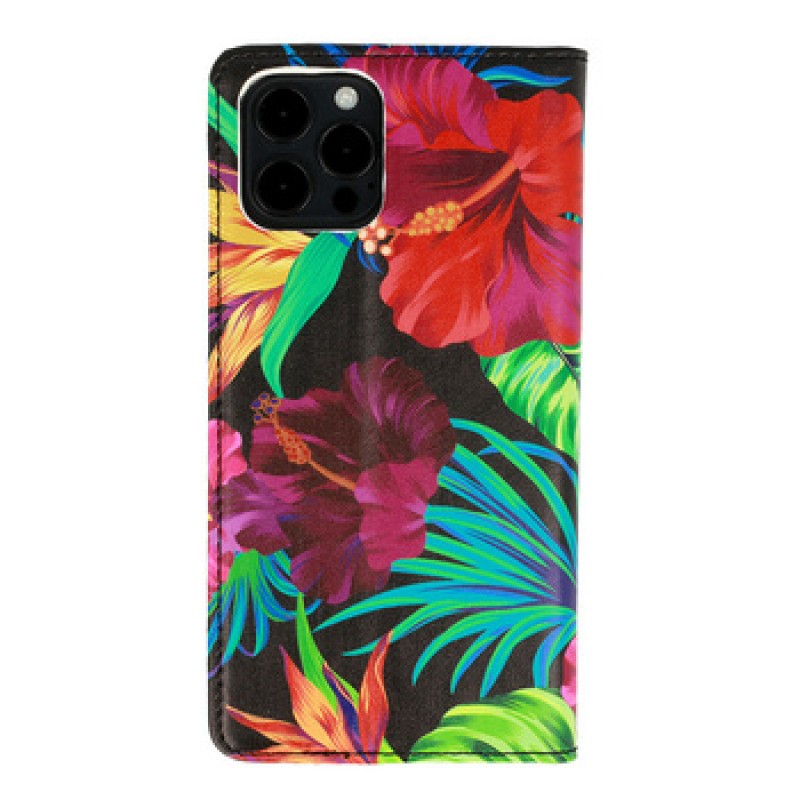 Θήκη Smart Book Apple iPhone 13 (6.1") Flower