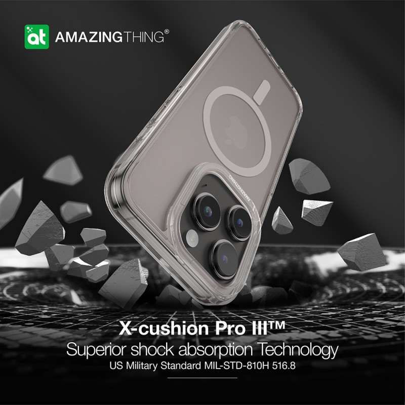 Θήκη Amazing Thing Minimal Magsafe  Apple iPhone 15 Pro Max (6.7") Titanium