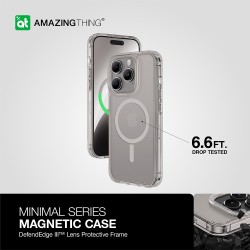 Θήκη Amazing Thing Minimal Magsafe  Apple iPhone 15 Pro Max (6.7") Titanium