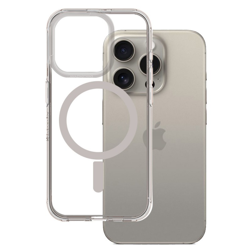 Θήκη Amazing Thing Minimal Magsafe  Apple iPhone 15 Pro Max (6.7") Titanium