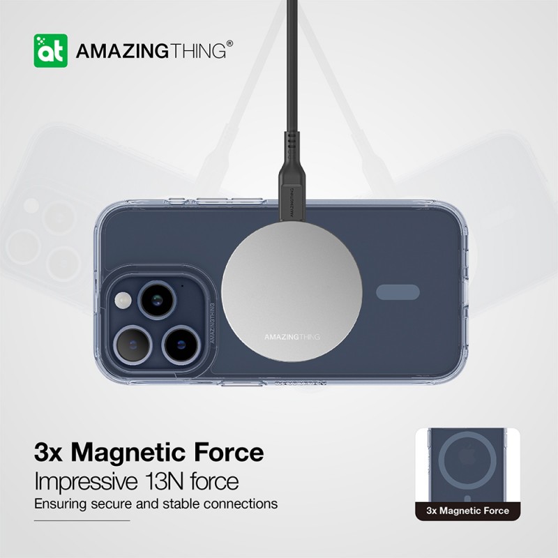 Θήκη Amazing Thing Minimal Magsafe  Apple iPhone 15 Pro Max (6.7") Blue
