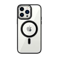 Θήκη Tel-Protect Magnetic Clear Apple iPhone 15 Pro Max (6.7") Black