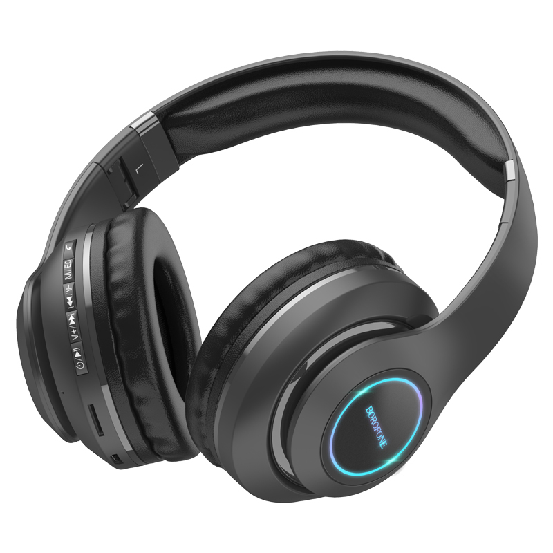 Ακουστικά Bluetooth Borofone Headphones BO17 Black